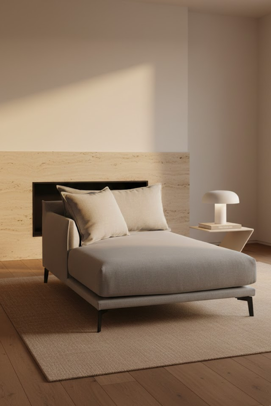 Bergen Sofa Fabric Chaise Longue
