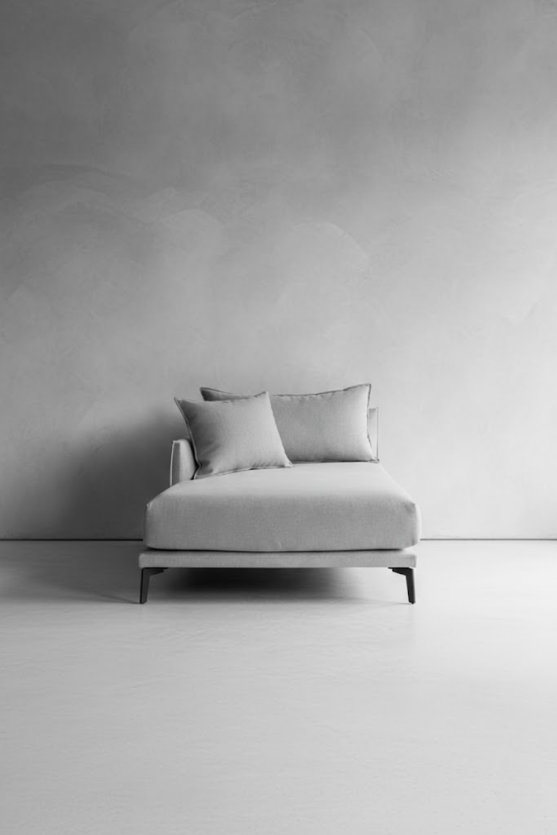 Chaise Longue en tela Bergen