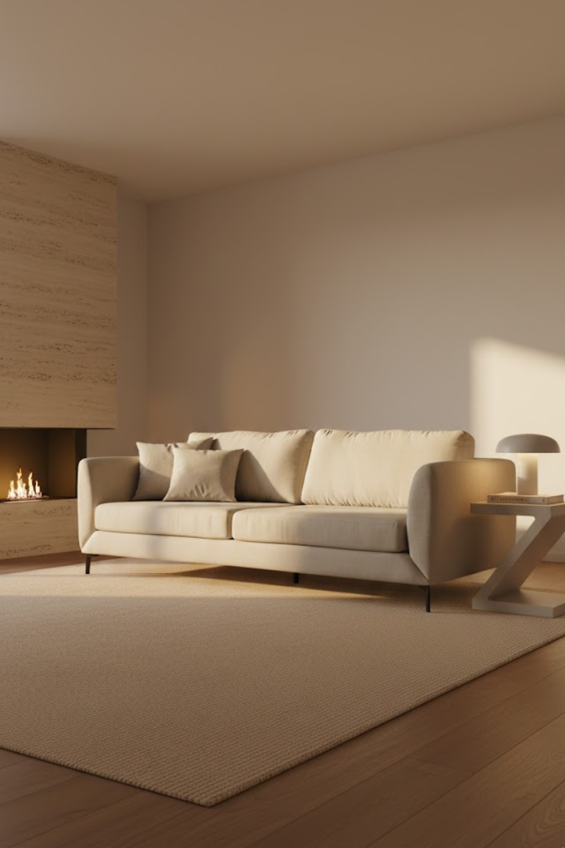 Jansen L fabric sofa