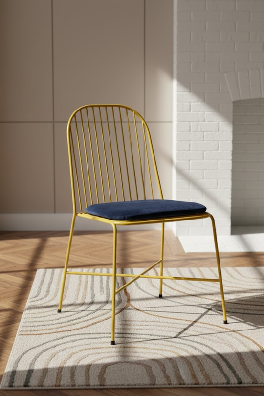 Len dining chair with cushion