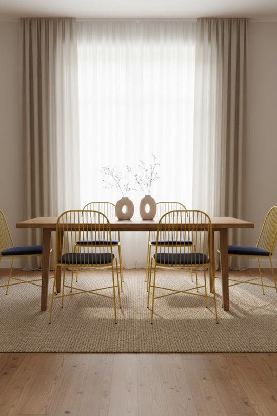 Len dining chair with cushion