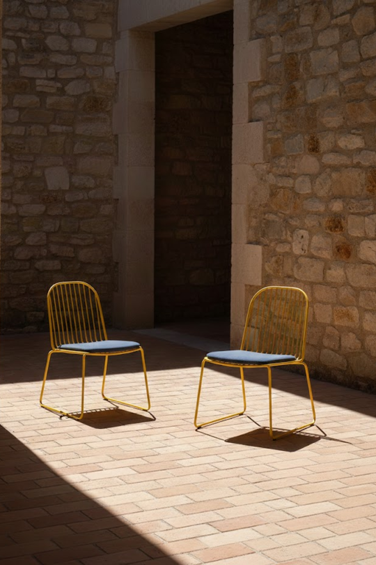 Len dining chair with cushion