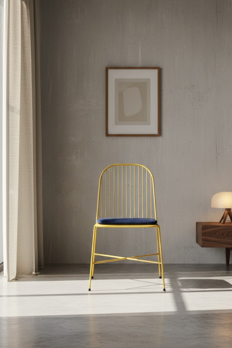 Len dining chair with cushion