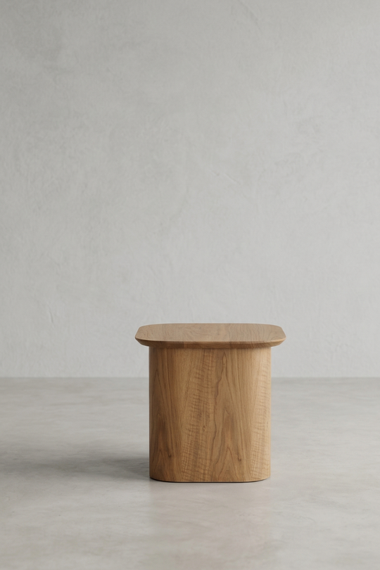 Moru Full Wood Side Table