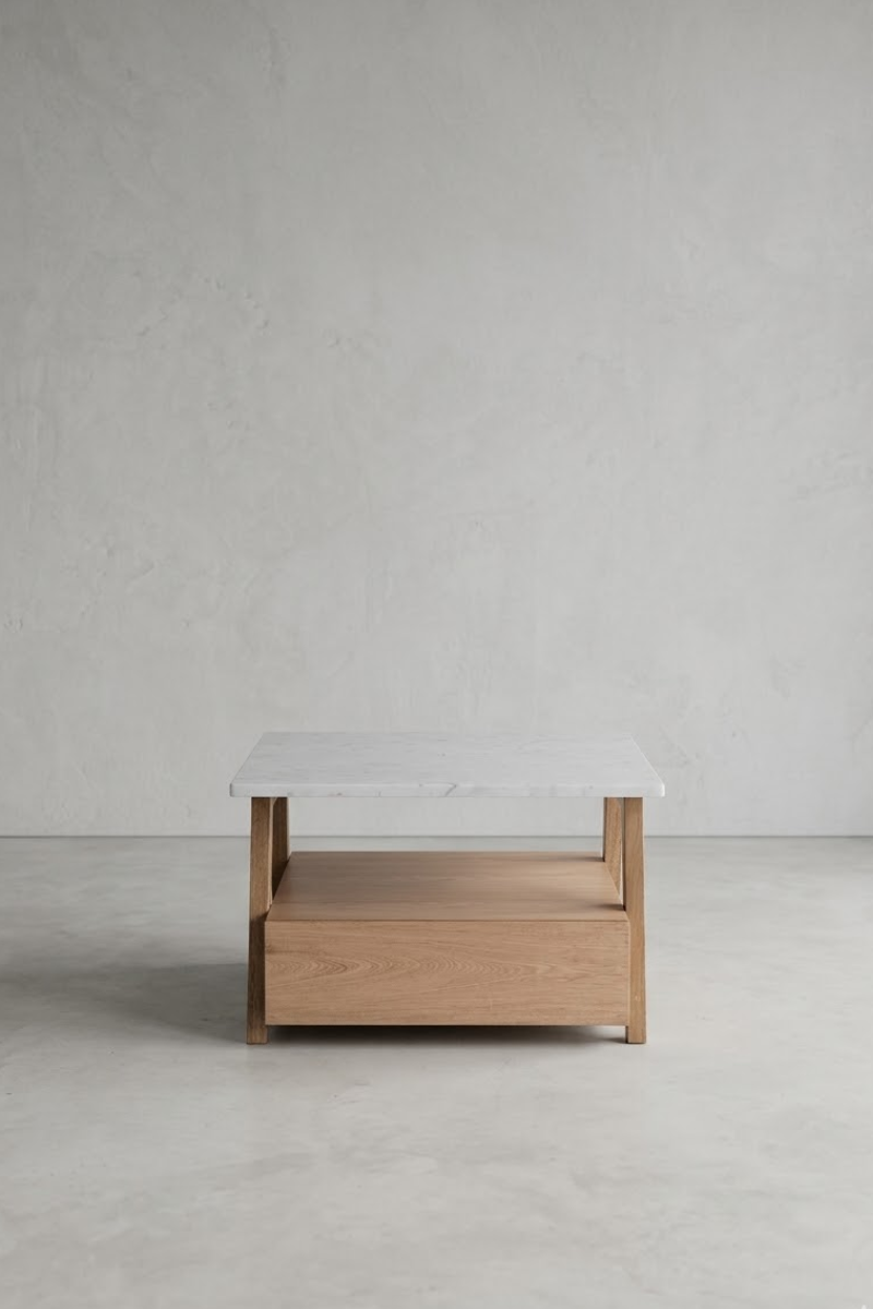 Noctiluco marble nightstand