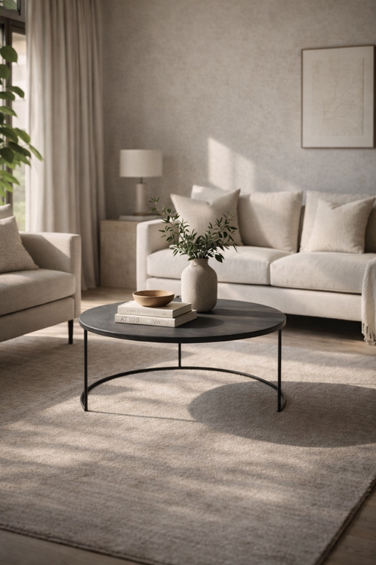 Noura metal coffee table