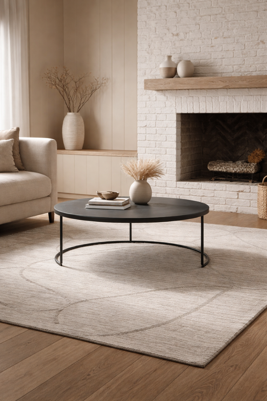 Noura metal coffee table