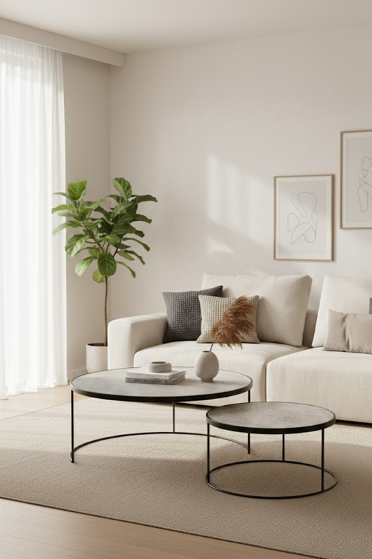Noura mirror coffee table