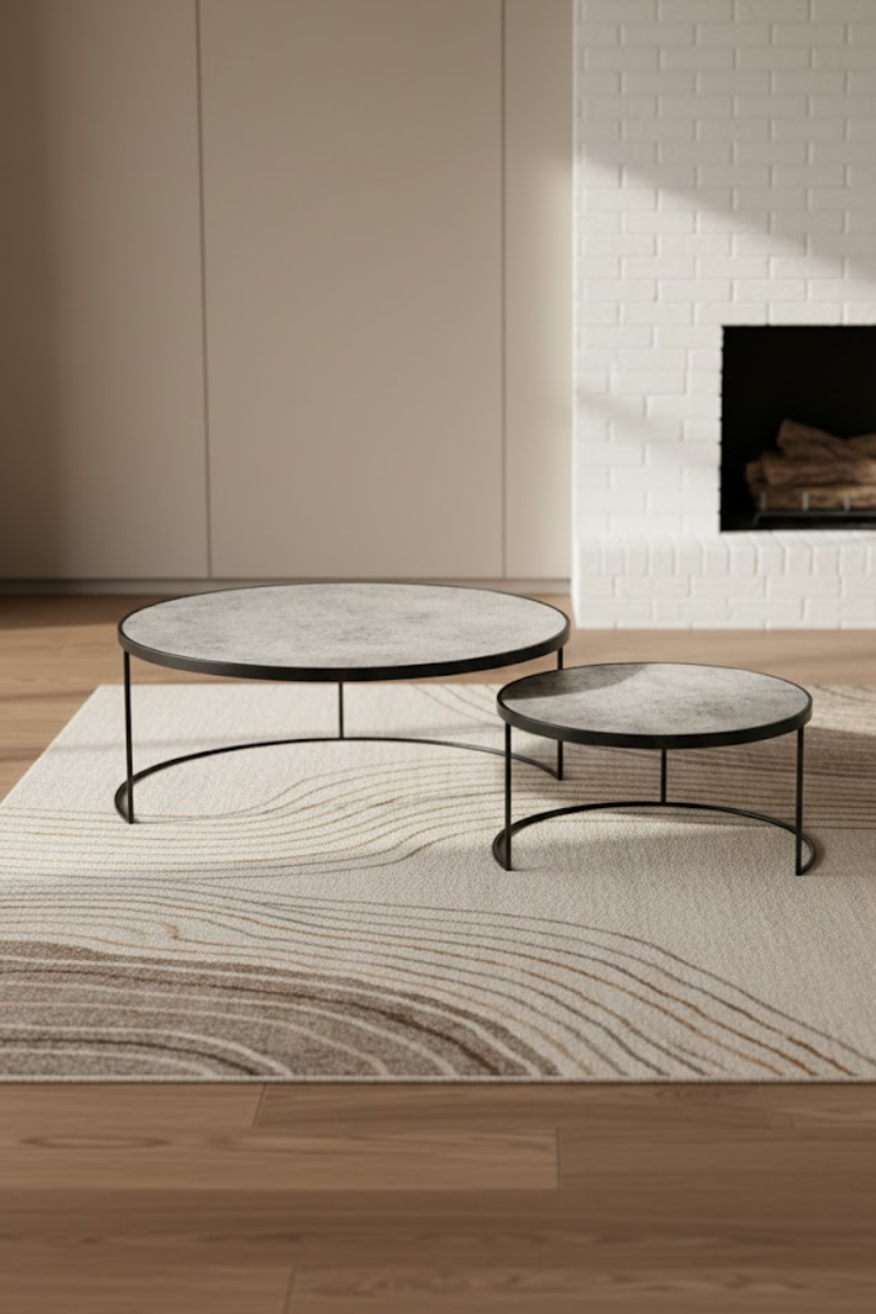 Noura mirror coffee table