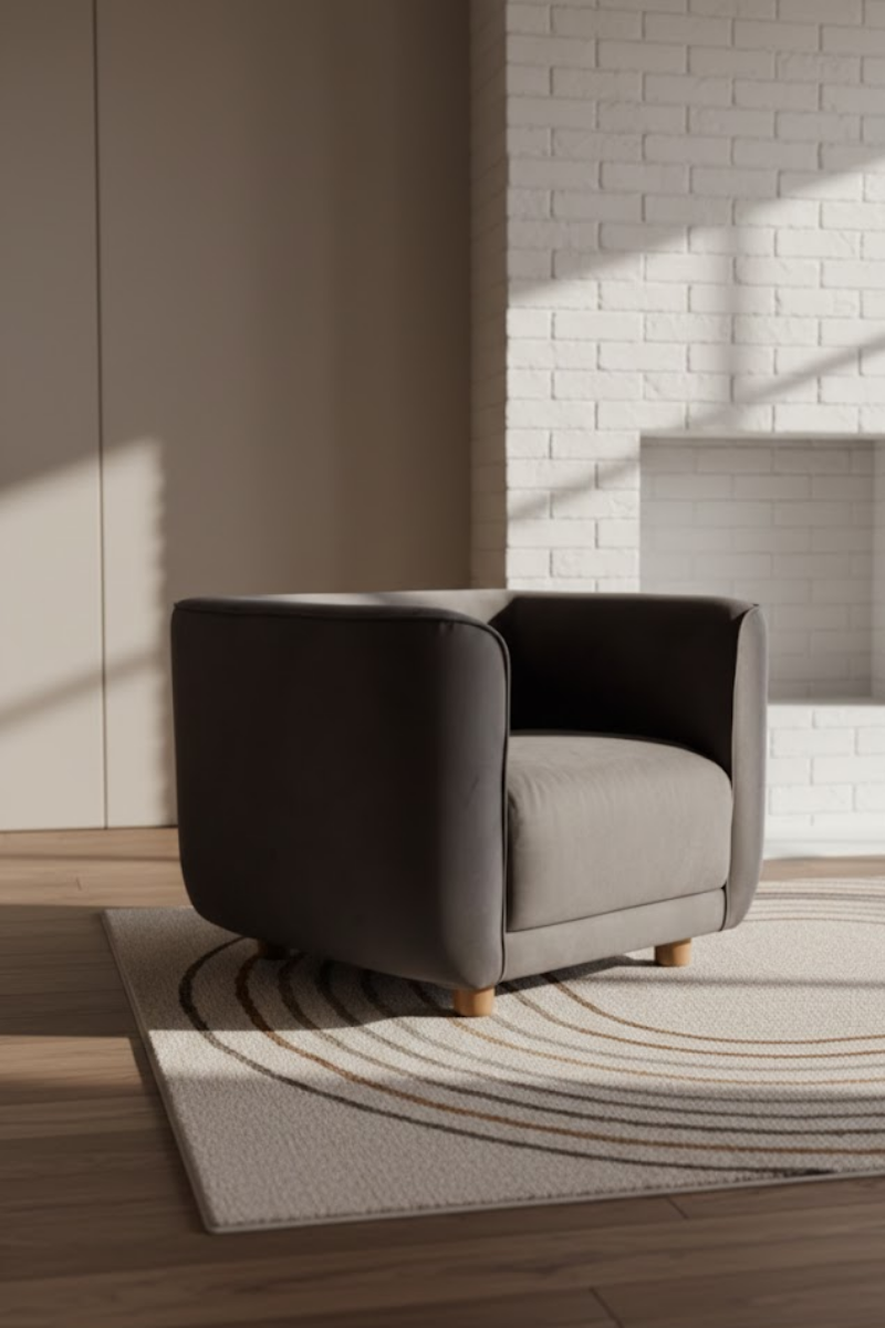 Olden fabric armchair