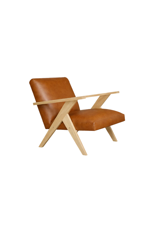 Aisha leather armchair