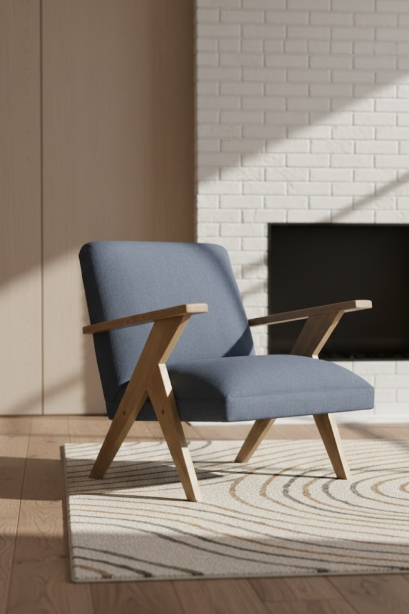 Aisha fabric armchair