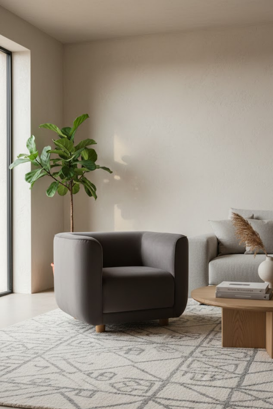 Olden fabric armchair