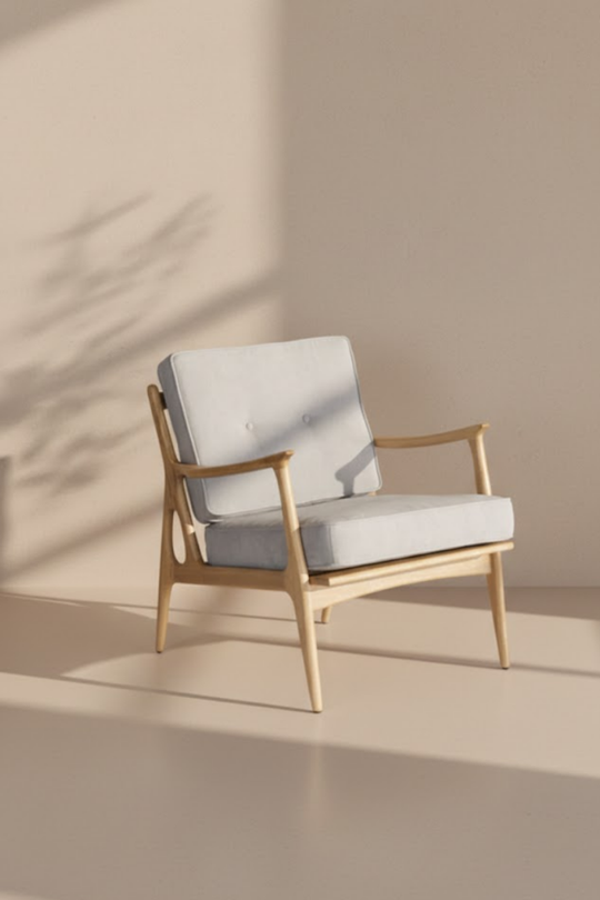Saimma fabric armchair