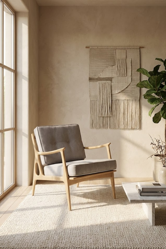 Saimma fabric armchair