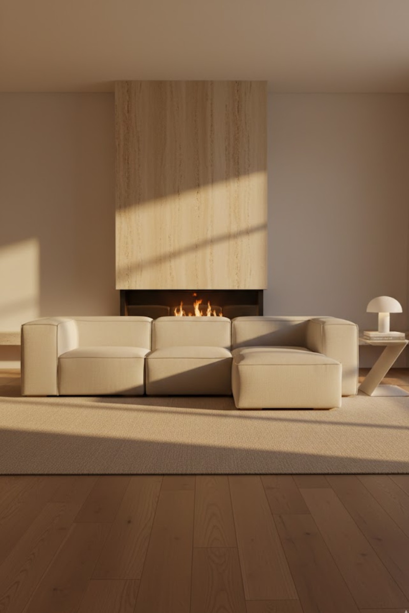 Safi L fabric sofa