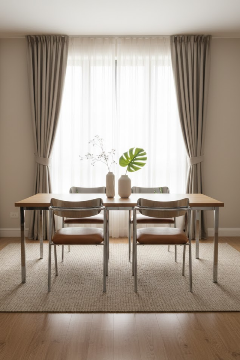 Top Chrome Chair with Arms