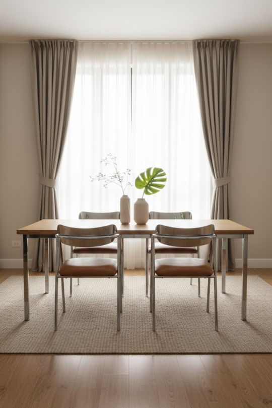 Top Chrome Chair with Arms