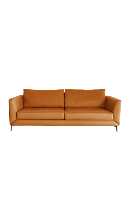 Jansen leather sofa