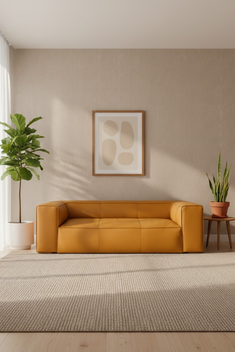 Lucus leather sofa