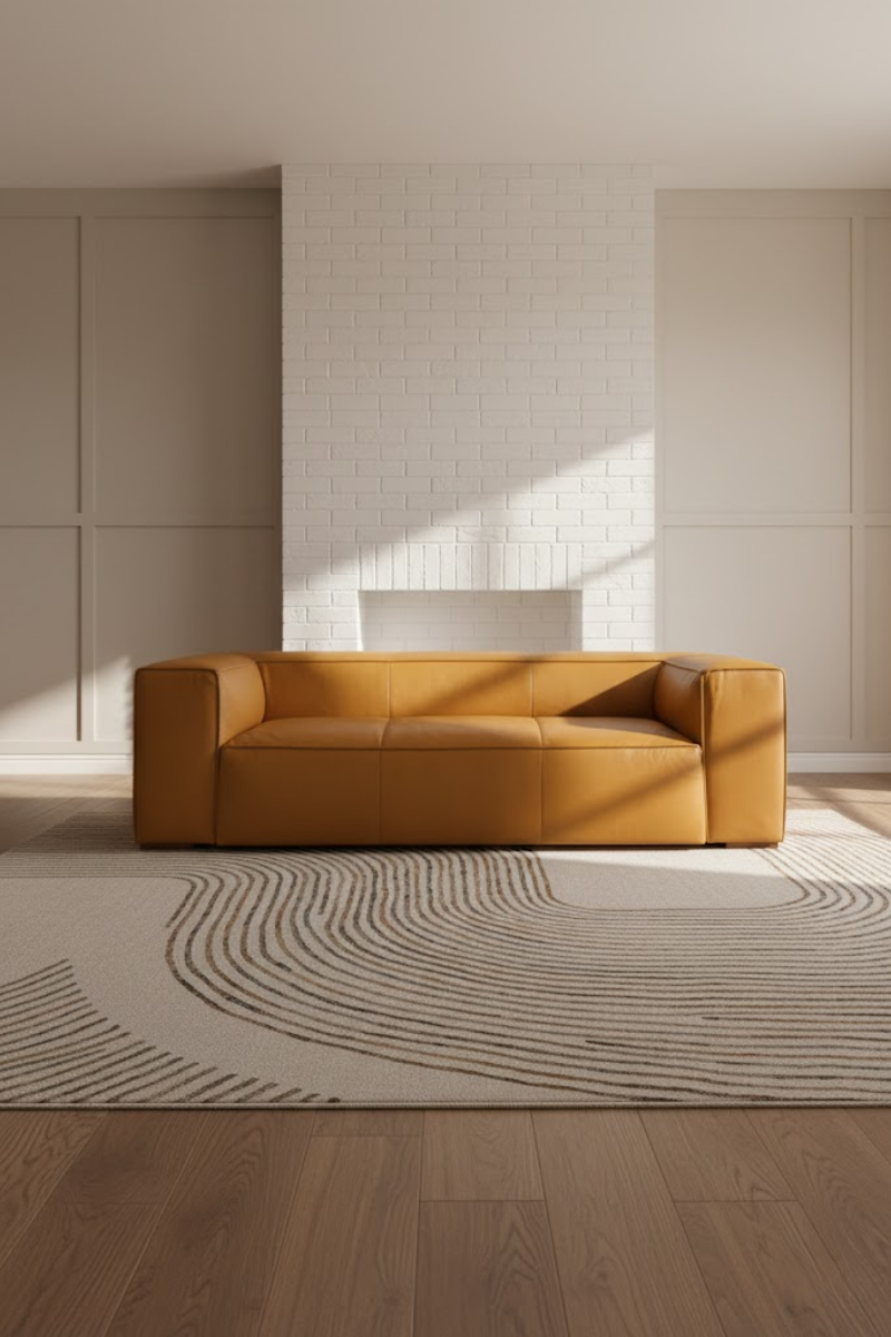 Lucus leather sofa