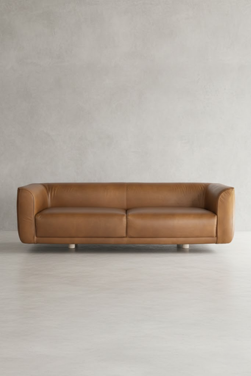 Olden leather sofa