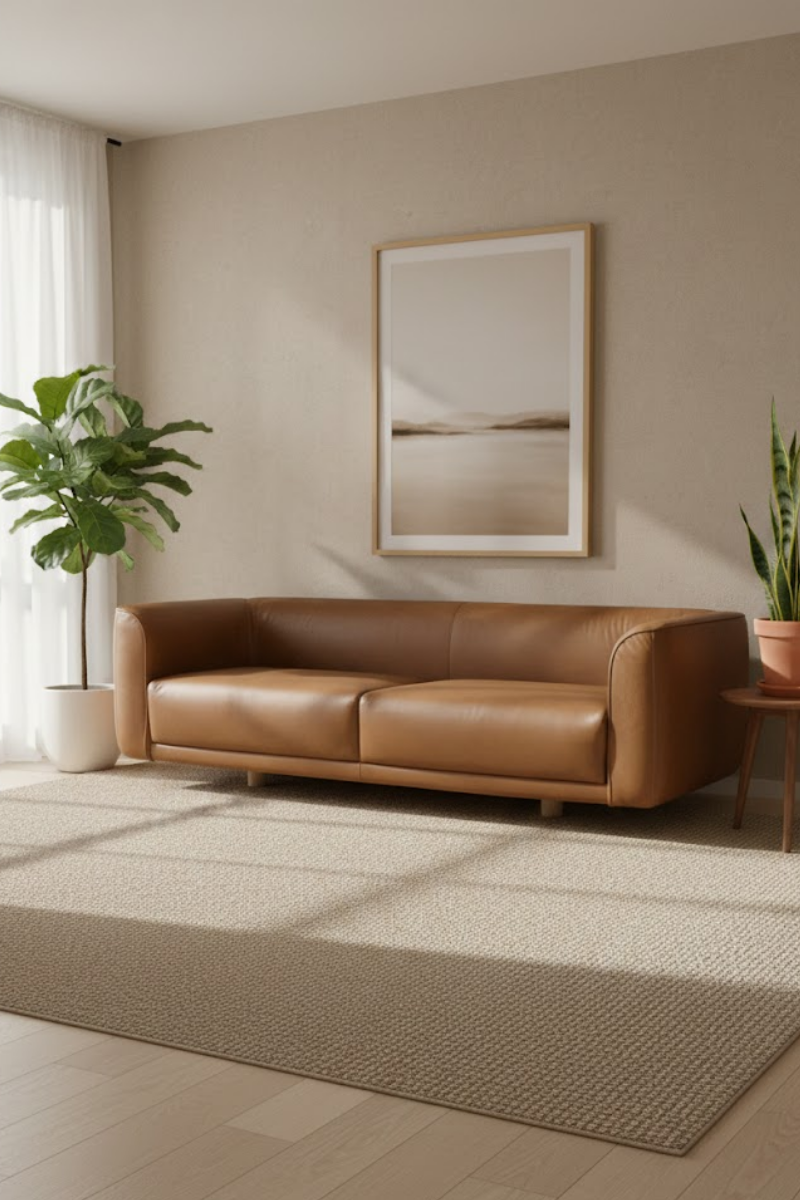 Olden leather sofa