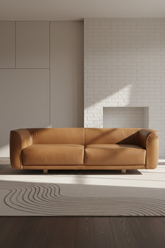 Olden leather sofa