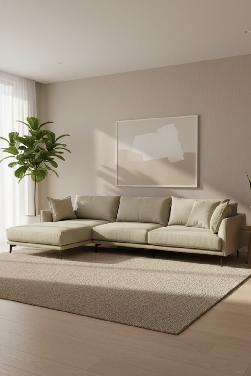 Bergen L fabric sofa
