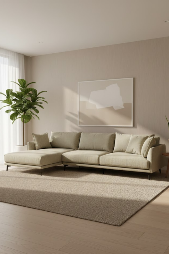 Bergen L fabric sofa