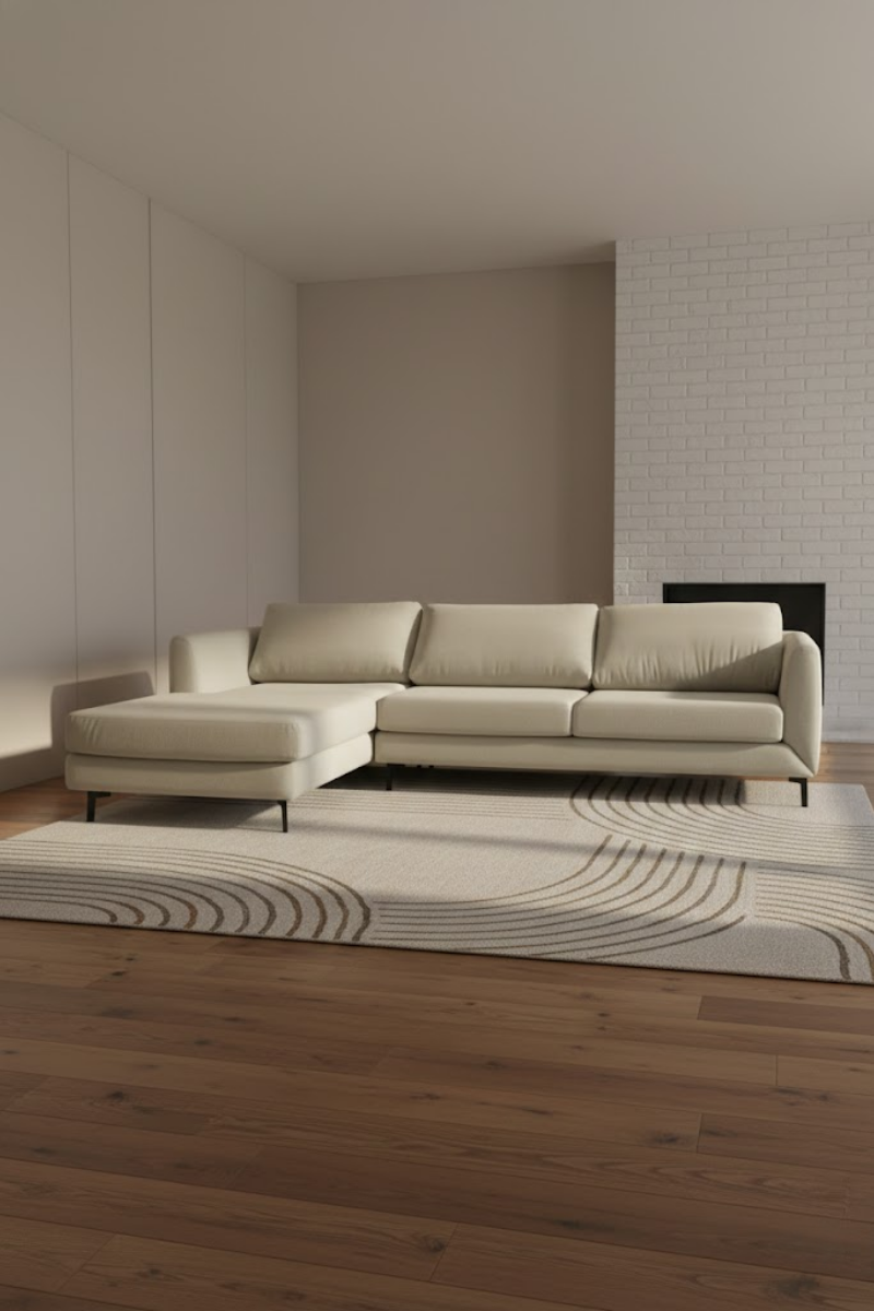 Jansen L fabric sofa