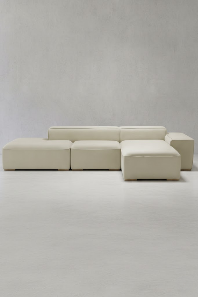 Mesut L fabric sofa