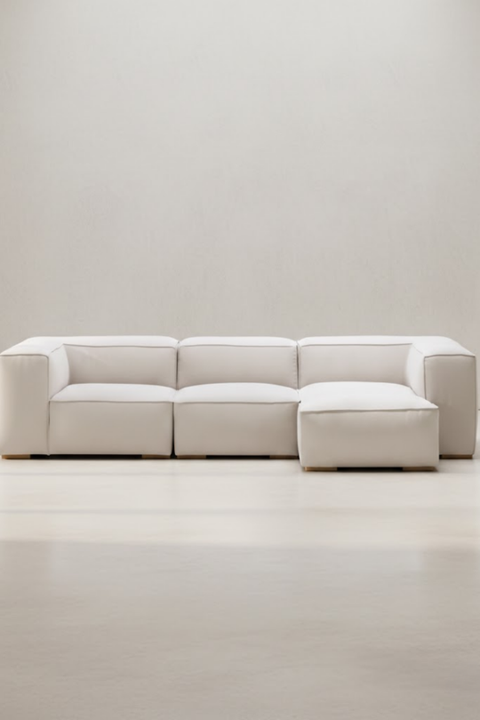 Mesut L fabric sofa