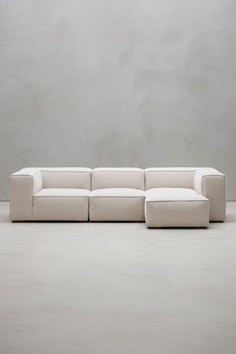 Sofá en tela Safi L