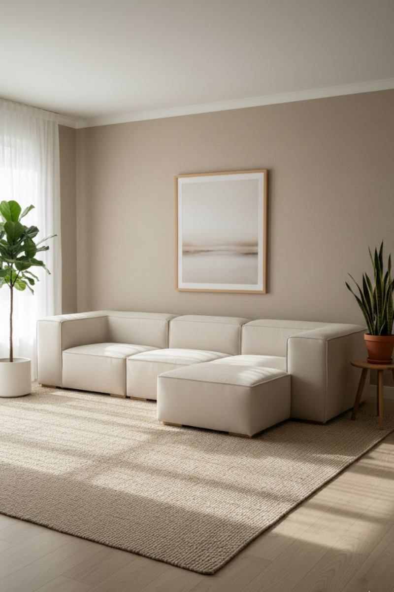 Safi L fabric sofa