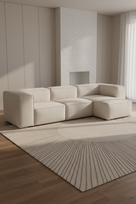 Safi L fabric sofa