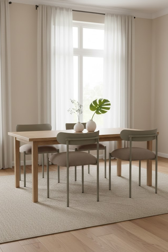 Top dining chair without arms